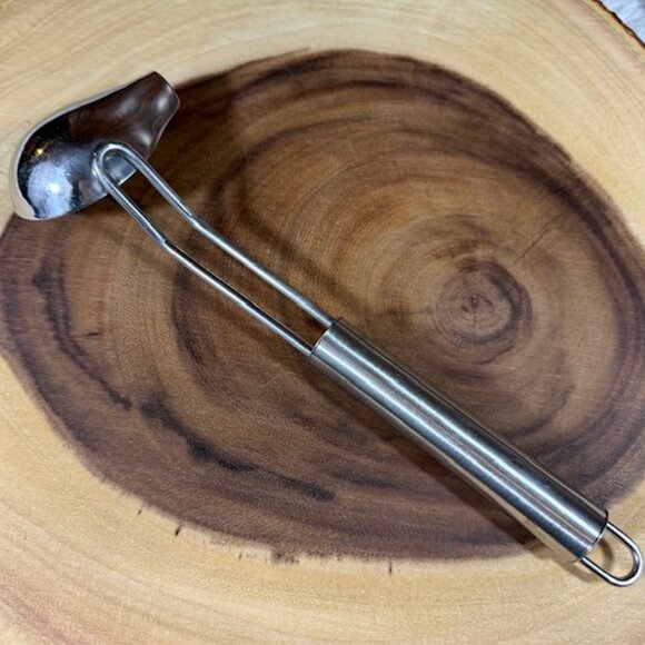 Vintage 3pc Stainless Steel Spoon Rest and Ladle Set - Picture 9 of 12